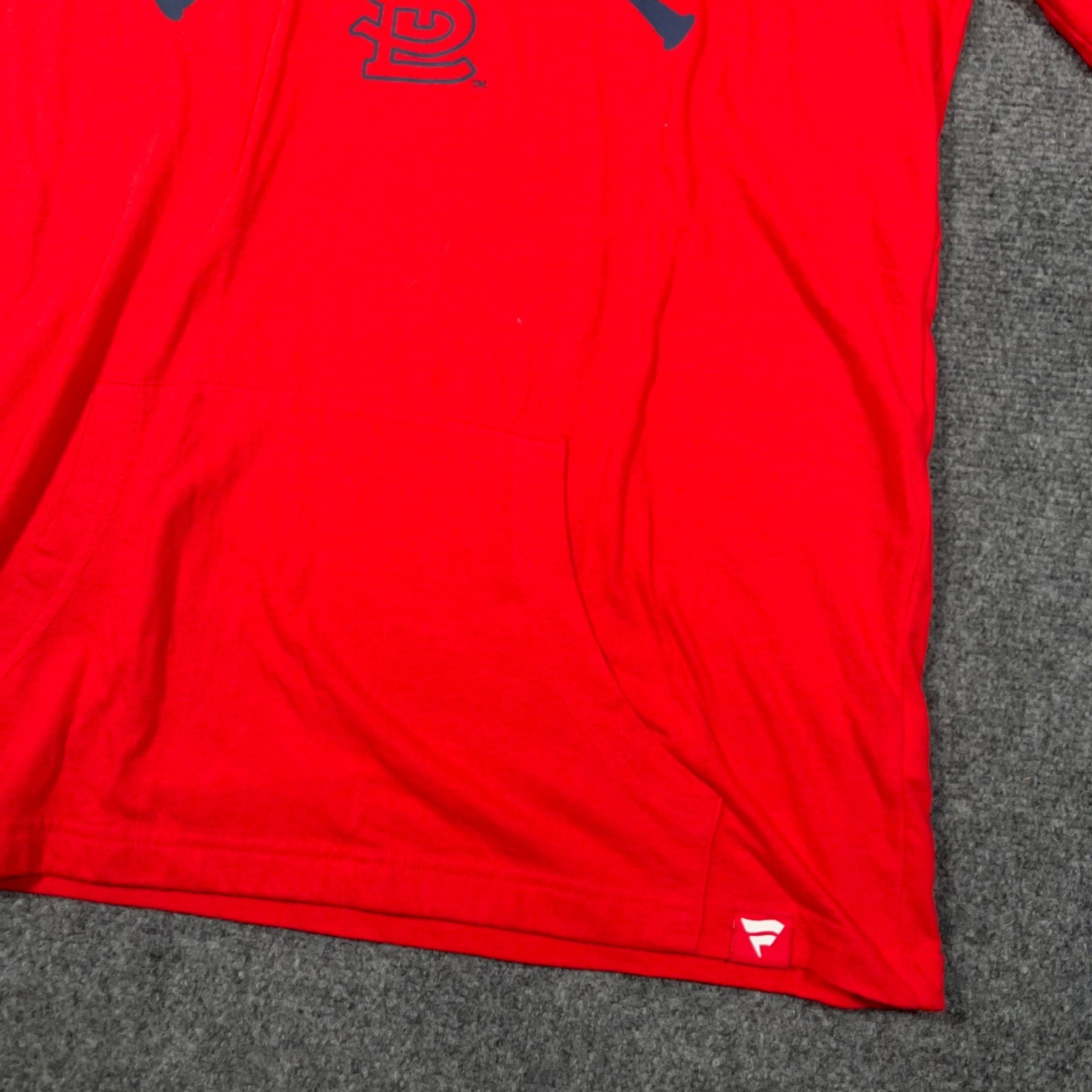 Fanatics St. Louis Cardinals Hoodie T-Shirt Mens Large Short Sleeve Performance