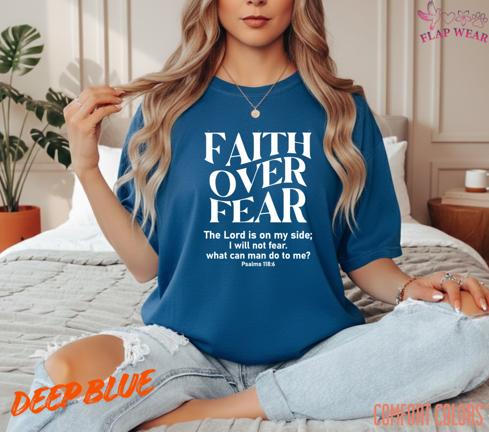 Unisex Faith Over Fear Christian T-Shirt, Men T shirt,Women T shirt Gift Religio