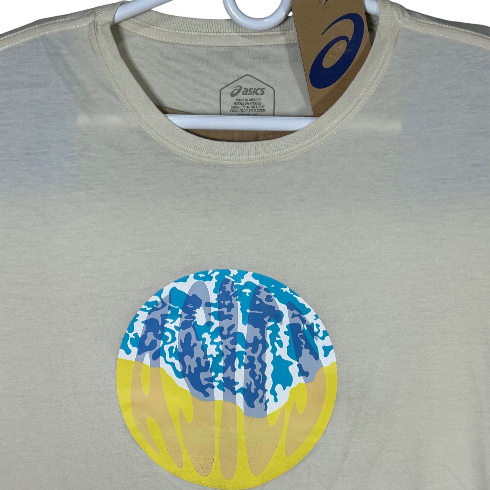 ASICS Shorebreak SS Tee 3XL Mens T-Shirt Graphic Print Athleisure Top New