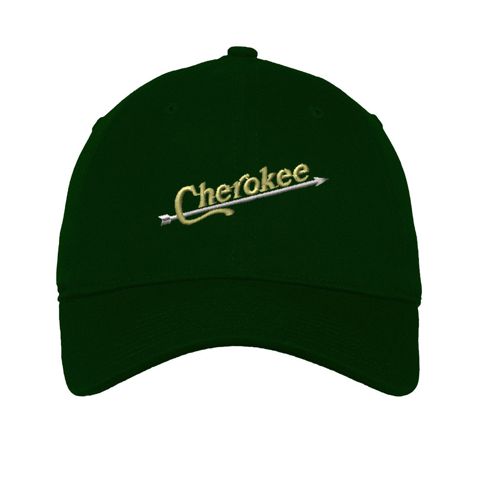 Indian Cherokee Embroidered Soft Low Profile Hat