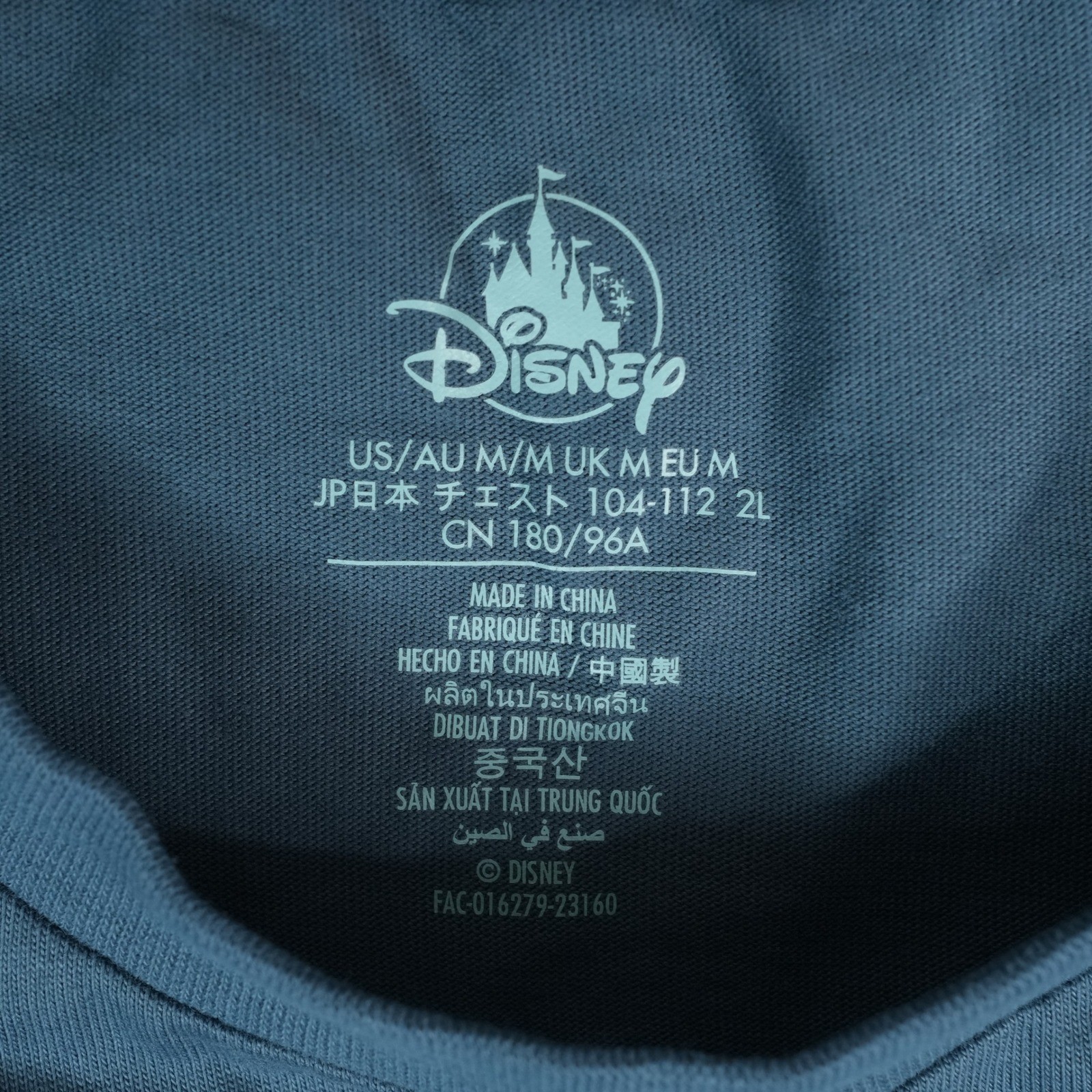 Disney Parks Wish Graphic T-Shirt Adult M 100% Organic Cotton Asha Valentino