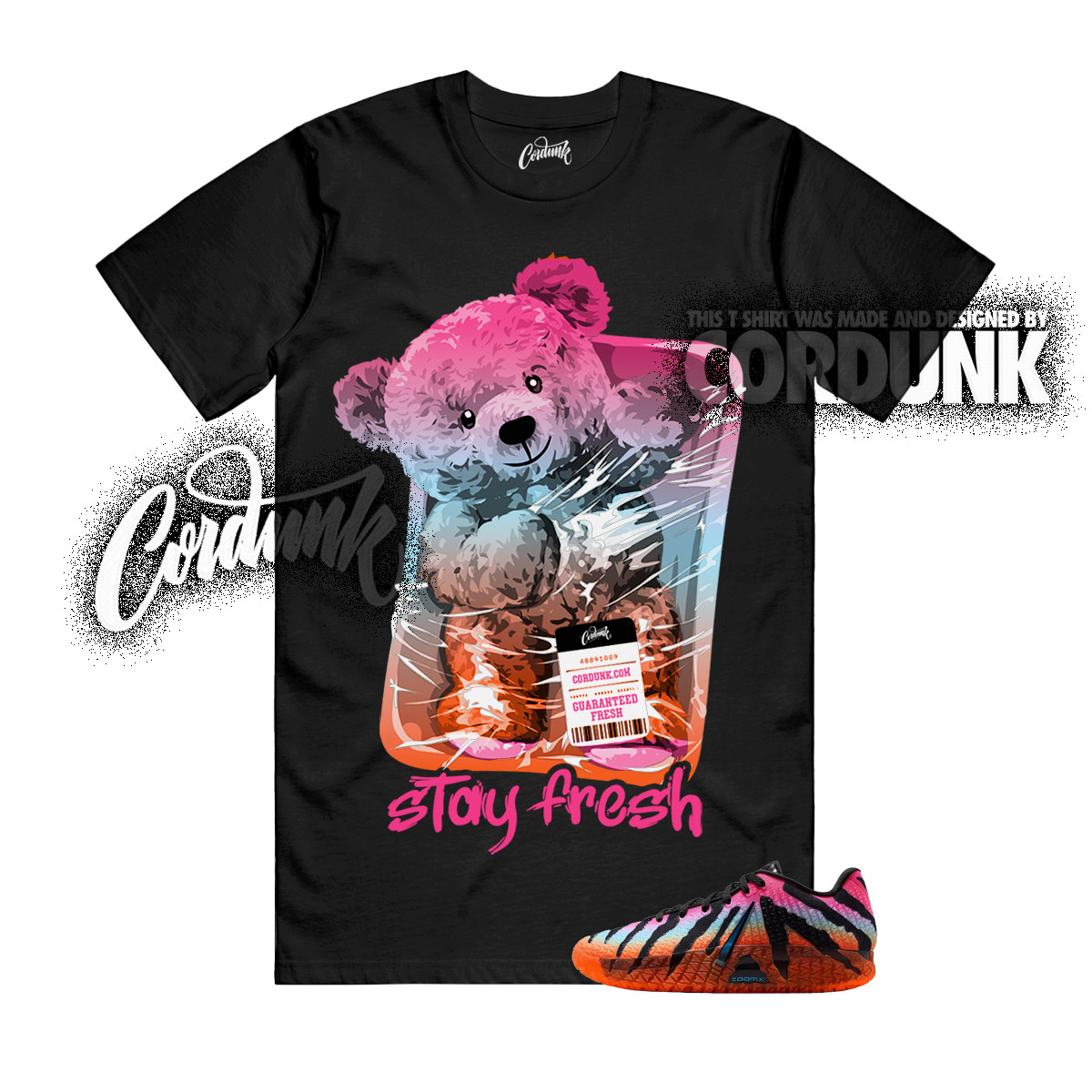 Ja 3 At Dawn Black Total Orange Hyper Pink Baltic Blue T Shirt Match STAY