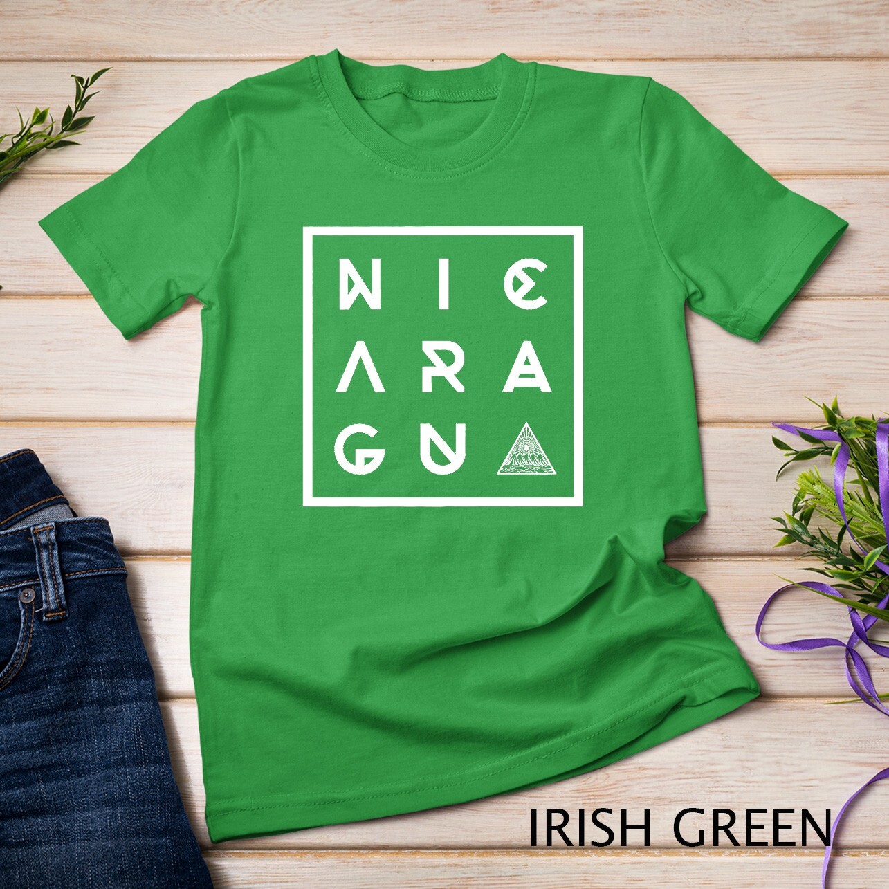 Geometric Nicaragua Premium T-Shirt Unisex T-shirt