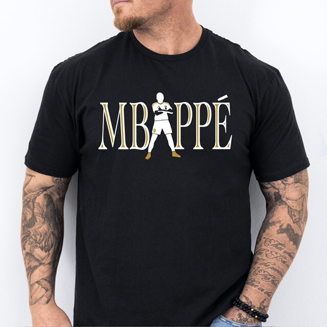 MBAPPE | PARIS Football Club themed Soft Ring Spun Pre-Shrunk Cotton T-Shirt