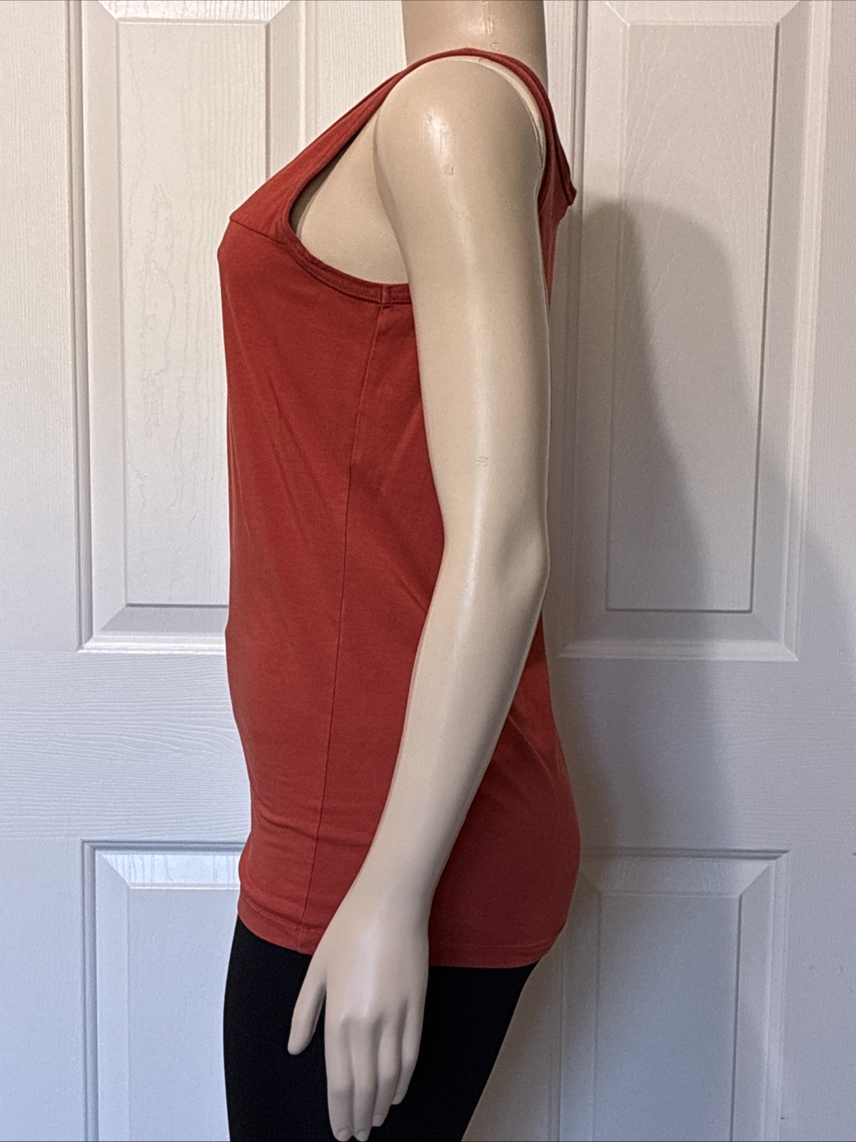 Spiegel Burnt Orange Scoop Neck Sleeveless Tank Top Size Medium