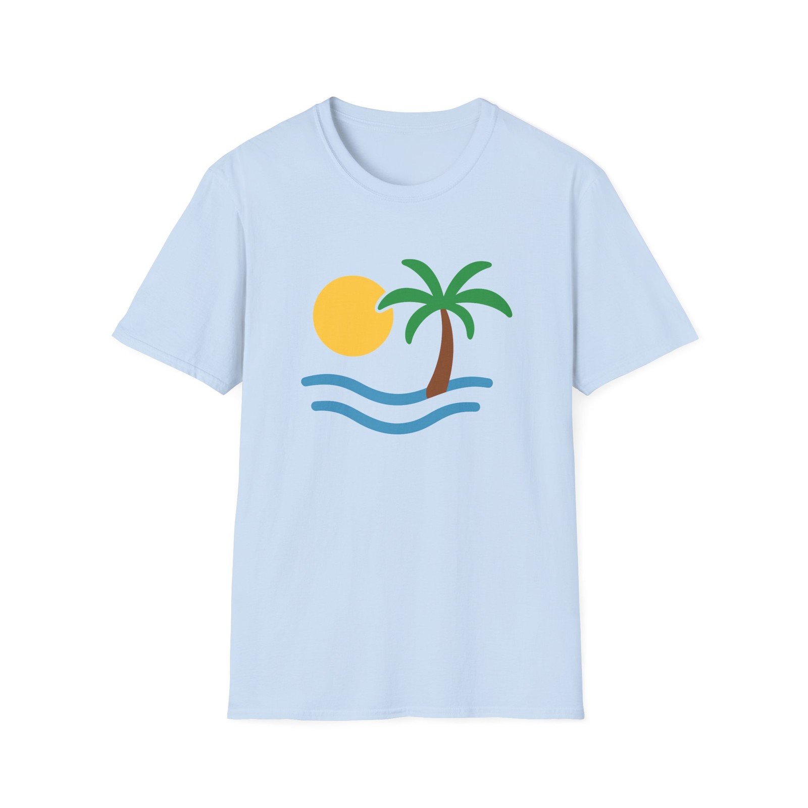 Tropical Sunset T-Shirt, Beach Tee, Summer Outfit, Vacation Wear