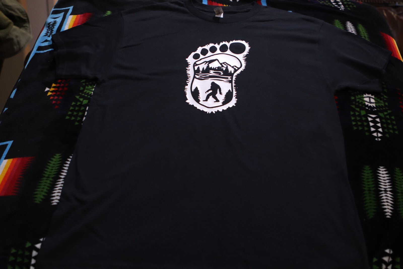 Custom BIG FOOT Sasquatch T-Shirt Made with HTV (Heat Transfer Vinyl)