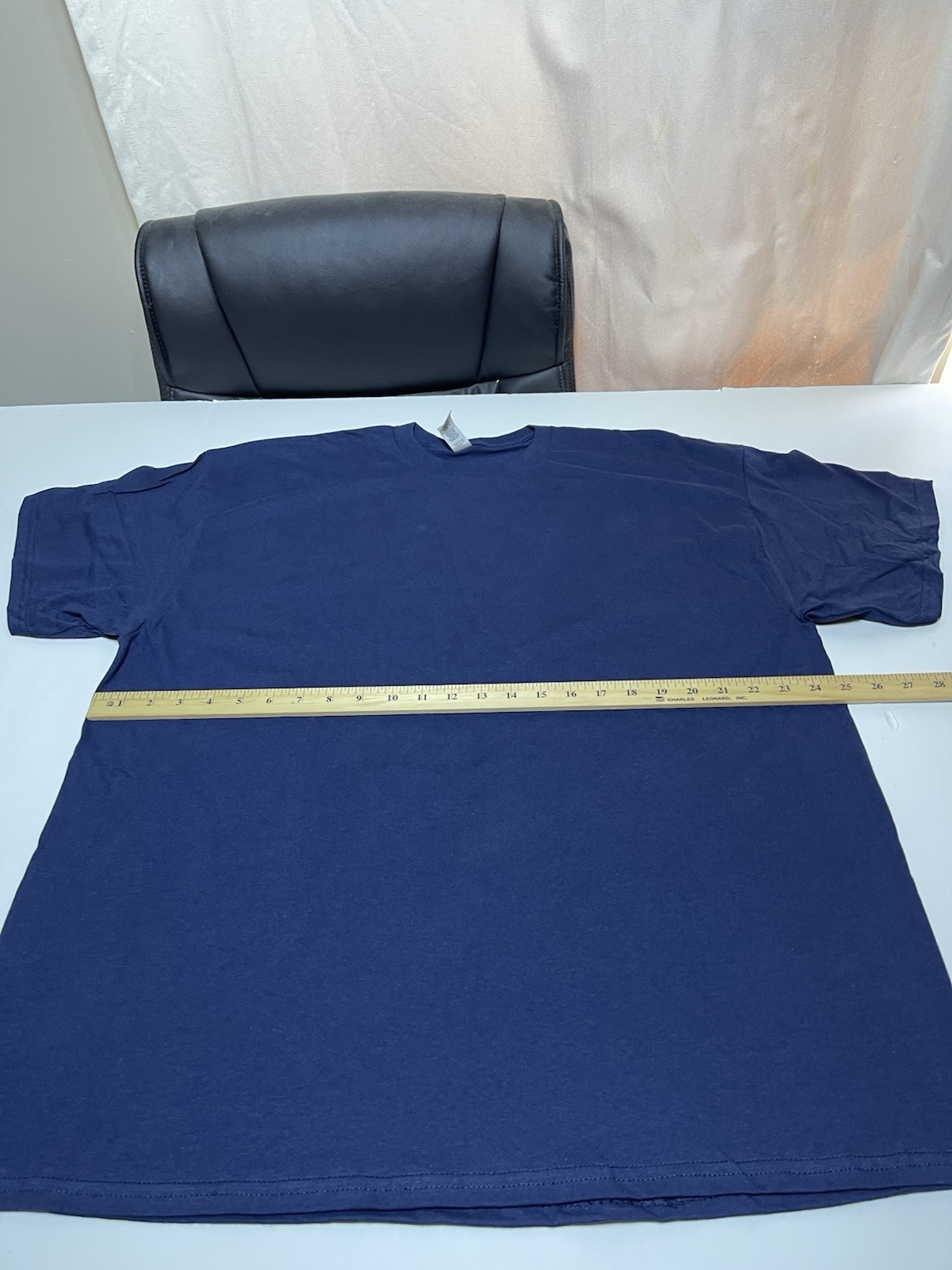 Gildan Men’s T-Shirt Heavy Cotton Short Sleeve Plain Blank Navy Tee Sz 2XL New