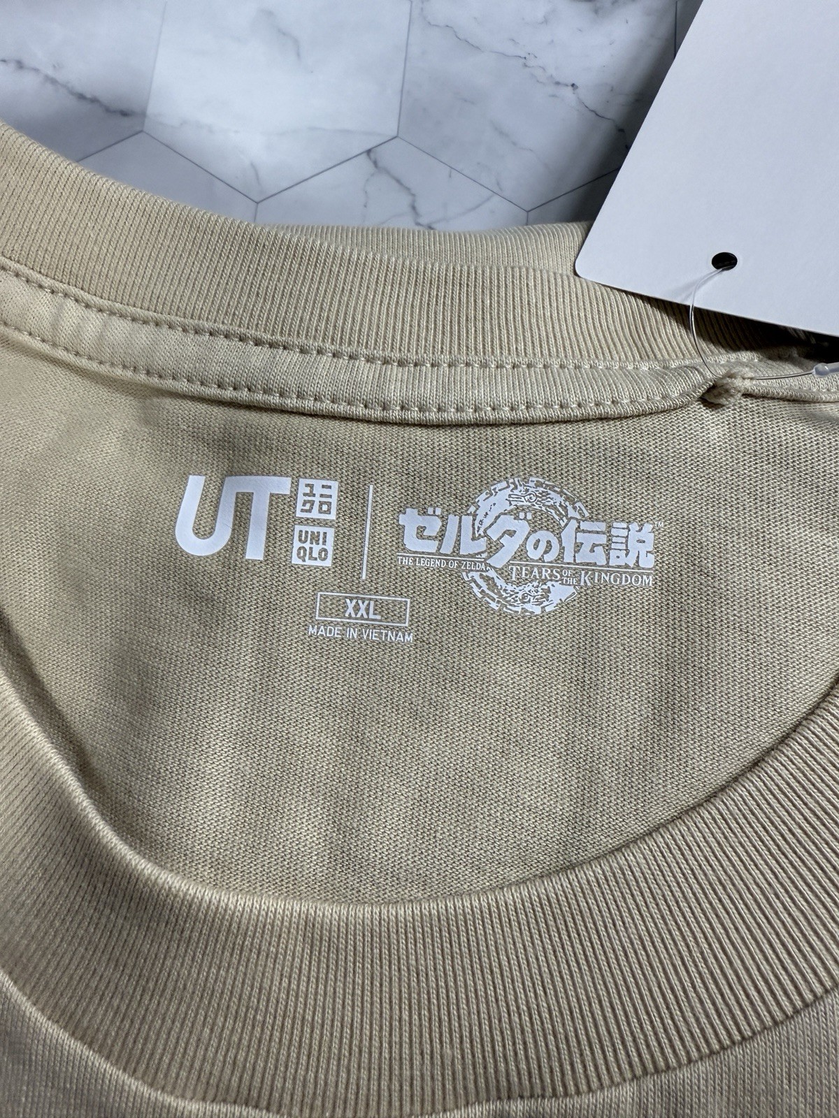 The Legend Of Zelda Tear Of The Kingdom UNIQLO UT Graphic T-shirt Beige US XL