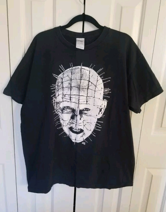 Rare vintage 2000 Pinhead pin head Hellraiser horror movie tee shirt XL