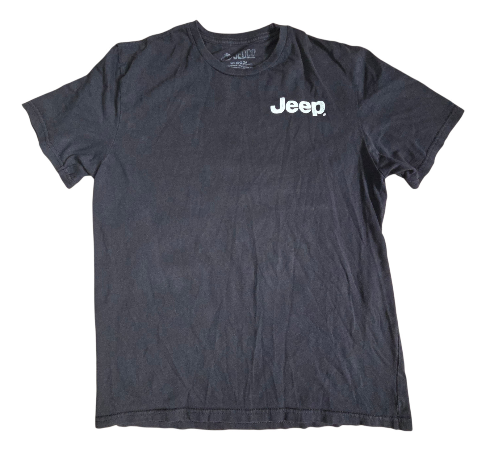 JedCo Jeep Freedom Outdoors Crew Neck Black Short-Sleeve Medium T-Shirt