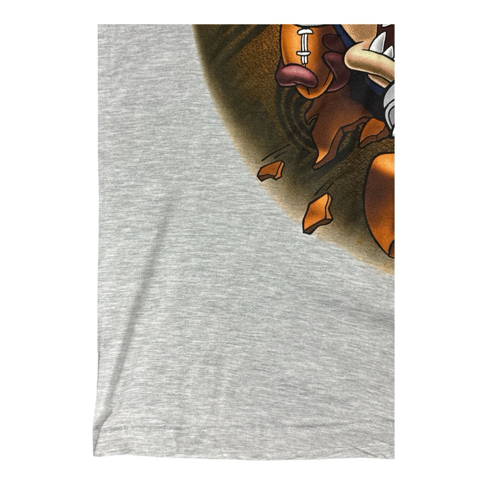Looney Tunes Taz Tasmanian Devil Burst Football T-Shirt Men XL NWT Vintage 1997