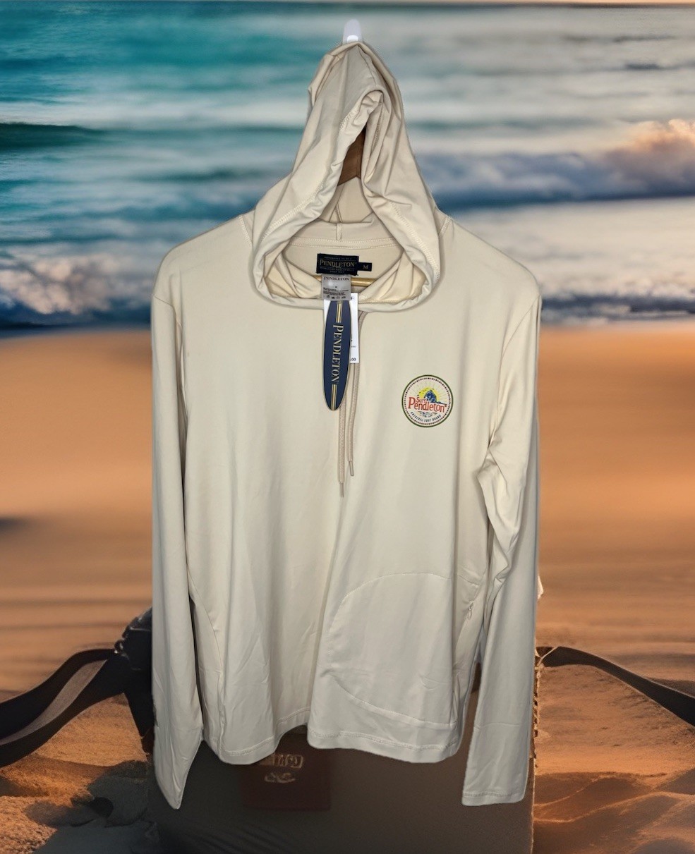SURF PENDLETON Lightweight Hoodie Outdoors Men’s M UPF 50+ Sun Protect $78 NWT