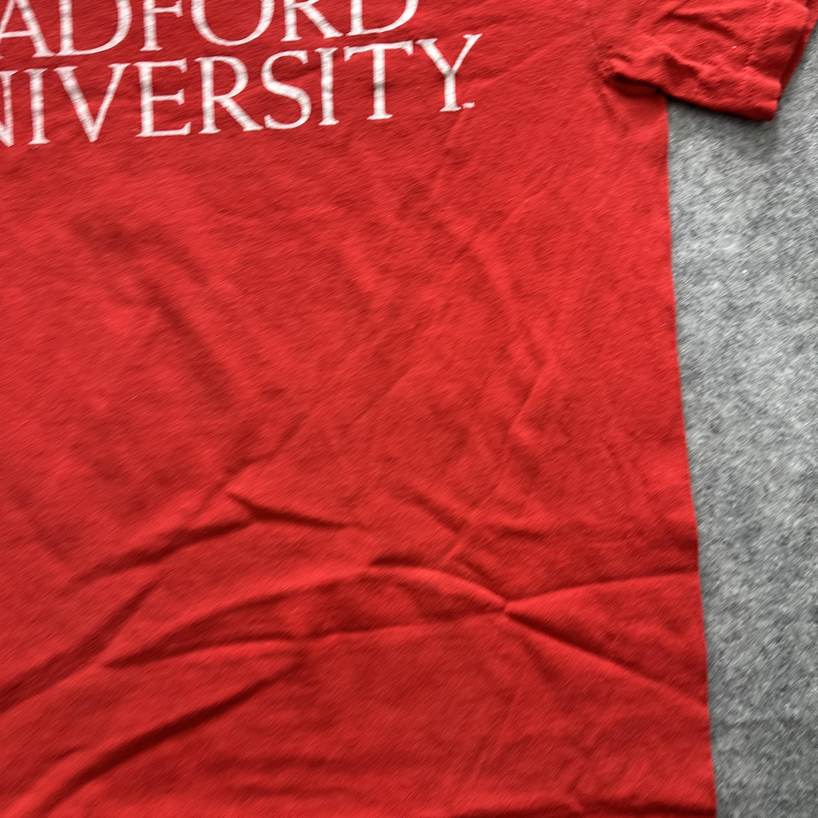 Radford University Shirt Mens Small Red Gildan Heavy Cotton College Tee