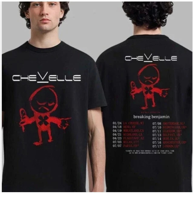 Chevelle World Tour 2026 Double Sided Concert Shirt