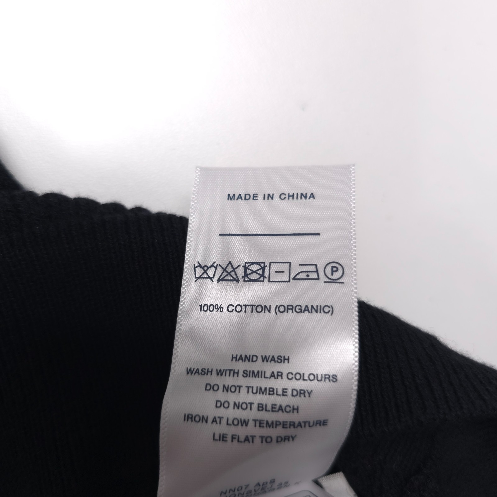 NN07 Huxley Tank Top Mens XL Black Cotton Open Knit Ribbed Collar Cotton
