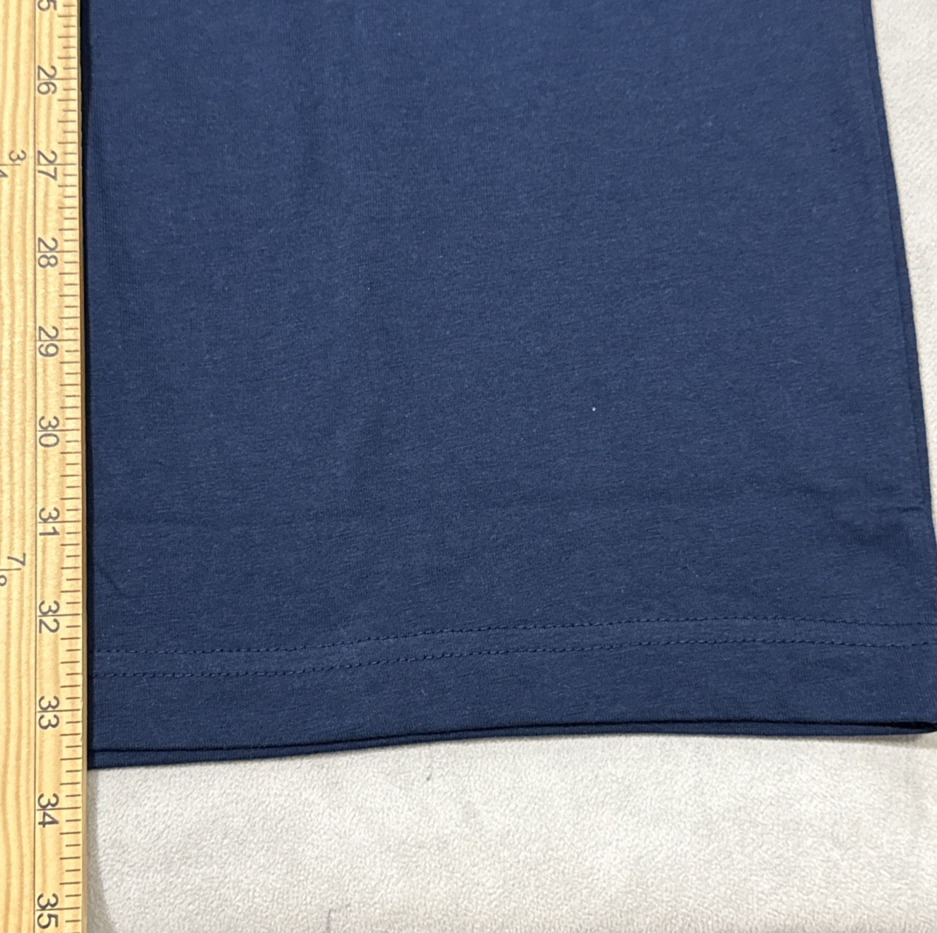 Foundry V-Neck T-Shirt Men’s 2XL Navy Blue Quick Dry Easy Care Cotton Blend NWT