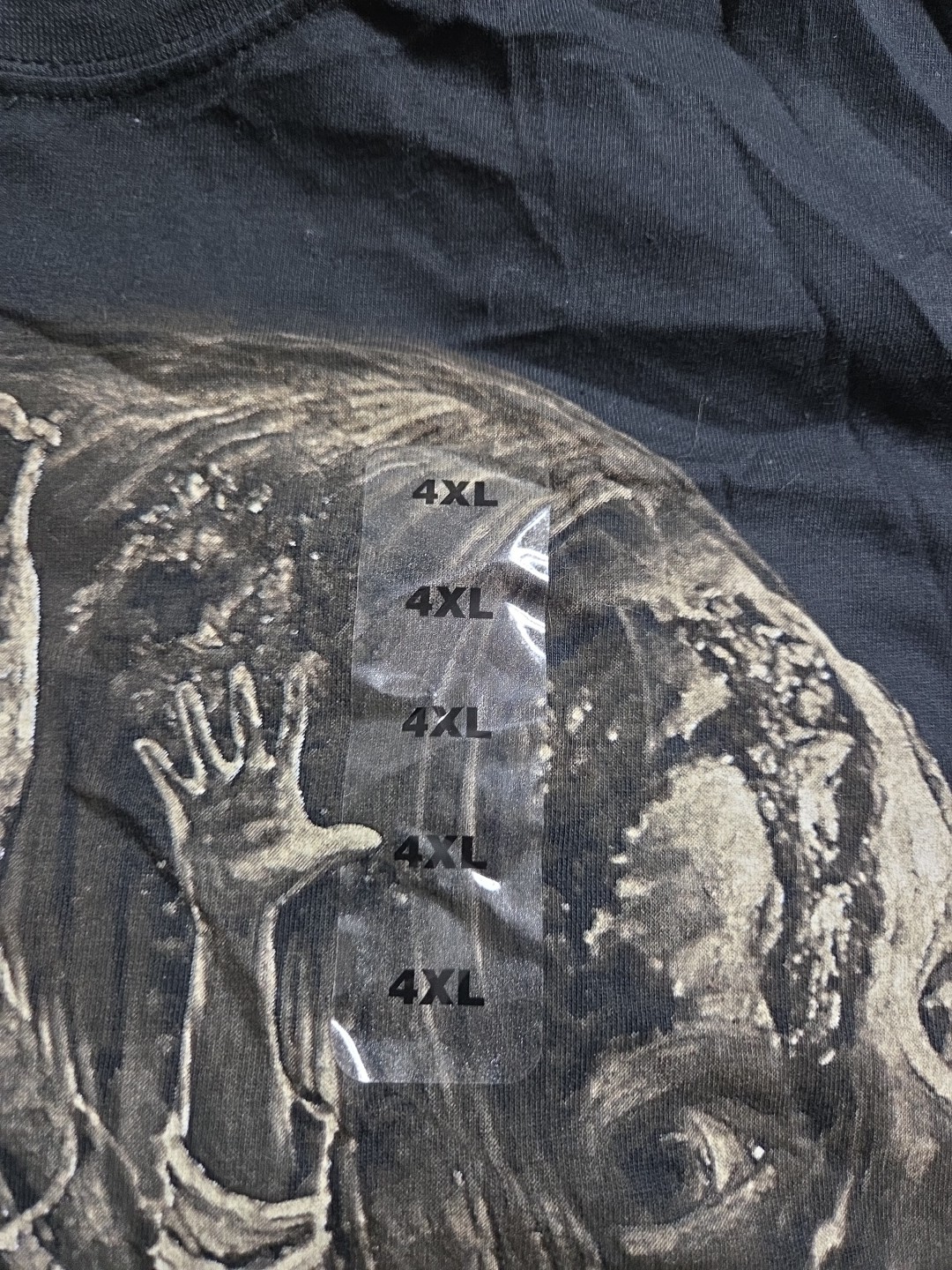 The Walking Dead Tee Black Men’s 4xl AMC TV Show 2013 Horror Zombie Series