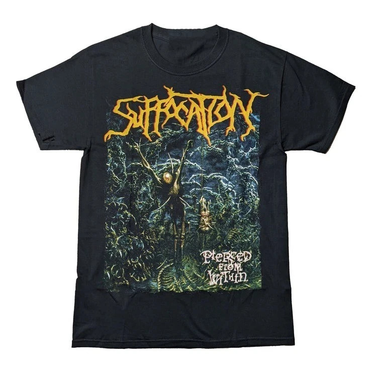 Rare! Suffocation Band Pierced From Within Black T-Shirt S to 5XL