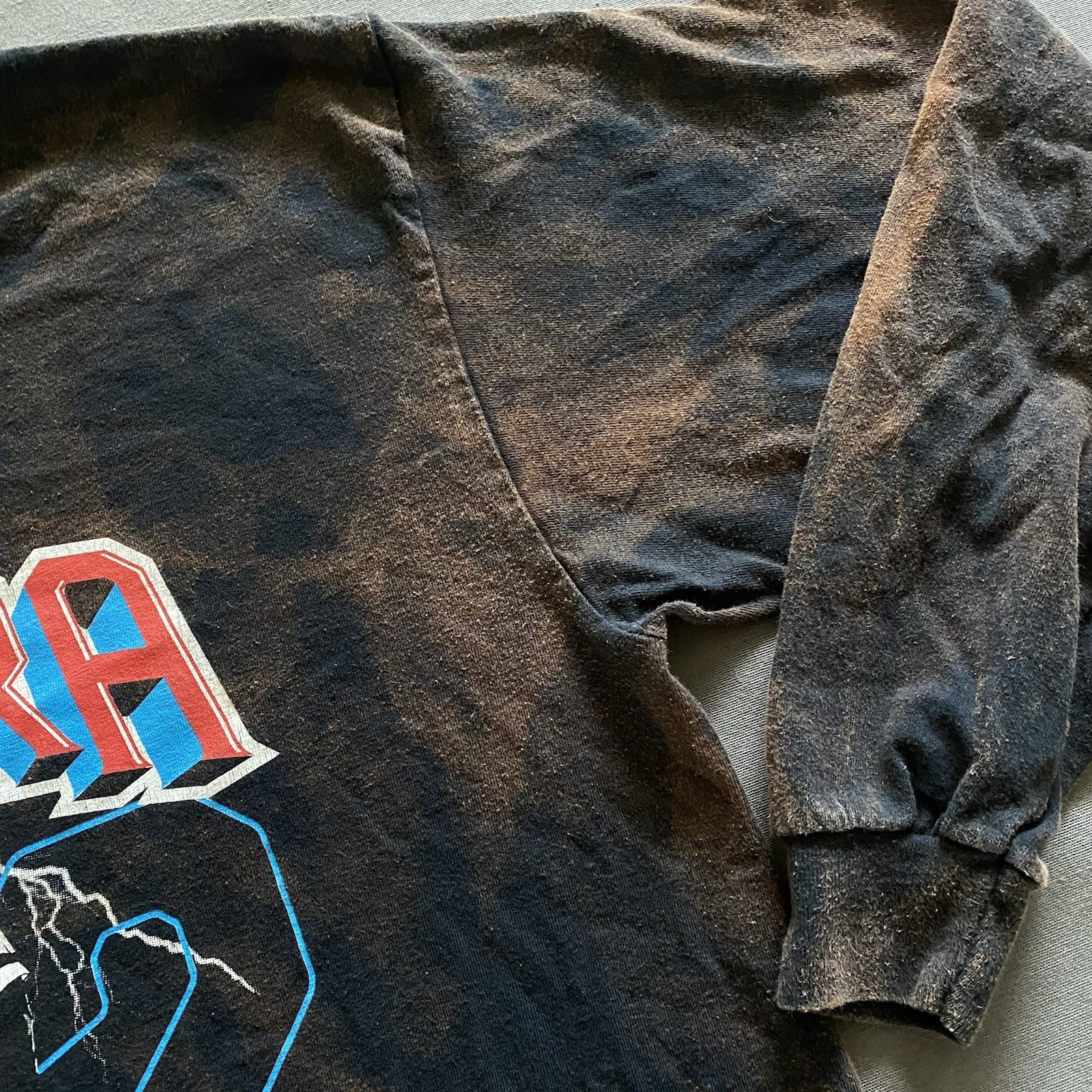 Bleacher Report Mariano Rivera World Tour Long Sleeve Shirt Mens L Black Bleach