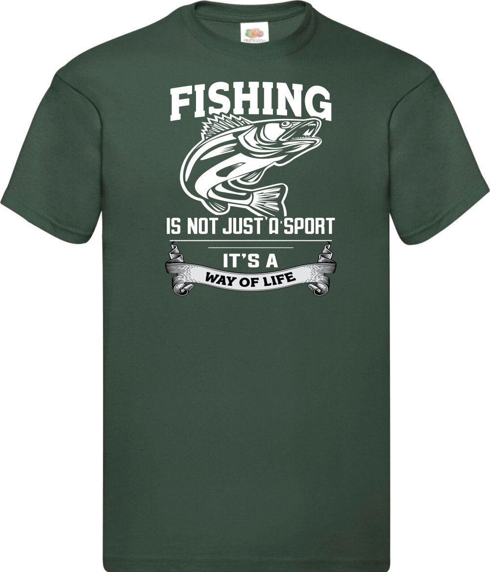 Fishing Sport Way Of Life Humour Novelty T Shirt Various Colours And Sizes