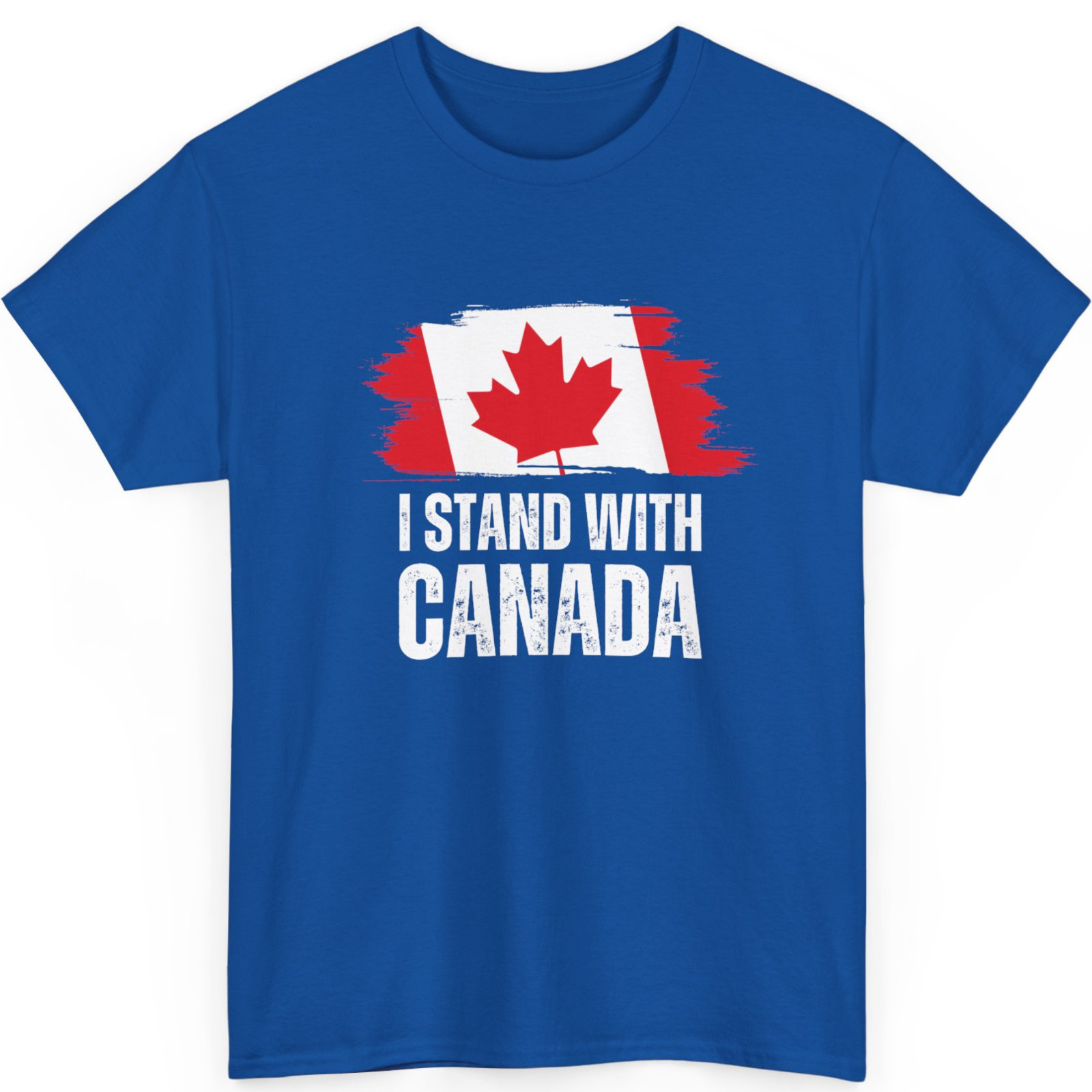 I Stand With Canada America Canadian USA Flag Unisex T-Shirt