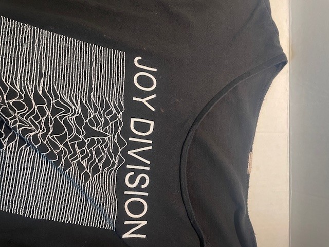 Joy Division 80s/90s Vintage Unknown Pleasures Thrashed Rare T-Shirt