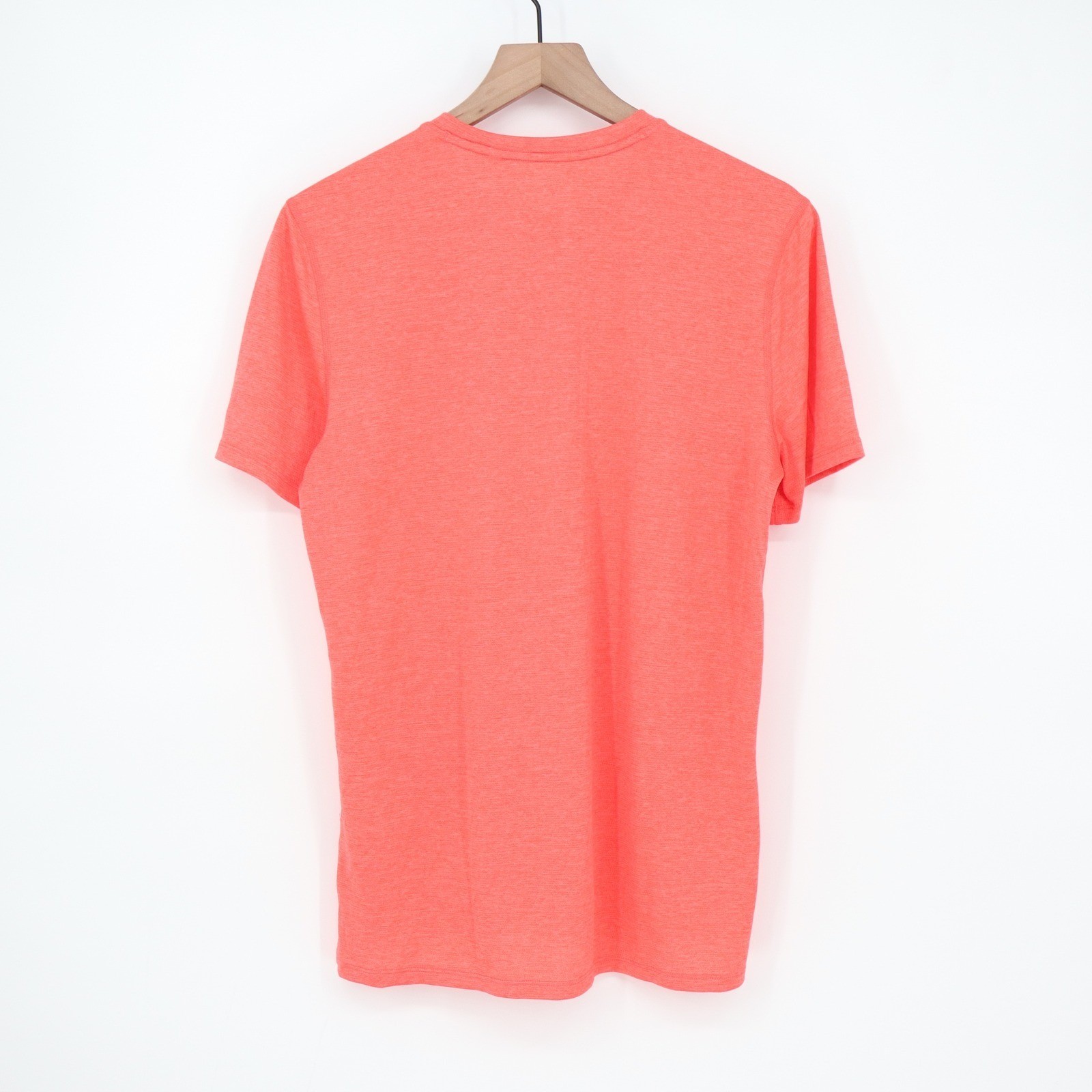 DSG Mens Movement Tee Cabana Coral Heather Short Sleeve Athletic Shirt Small NEW