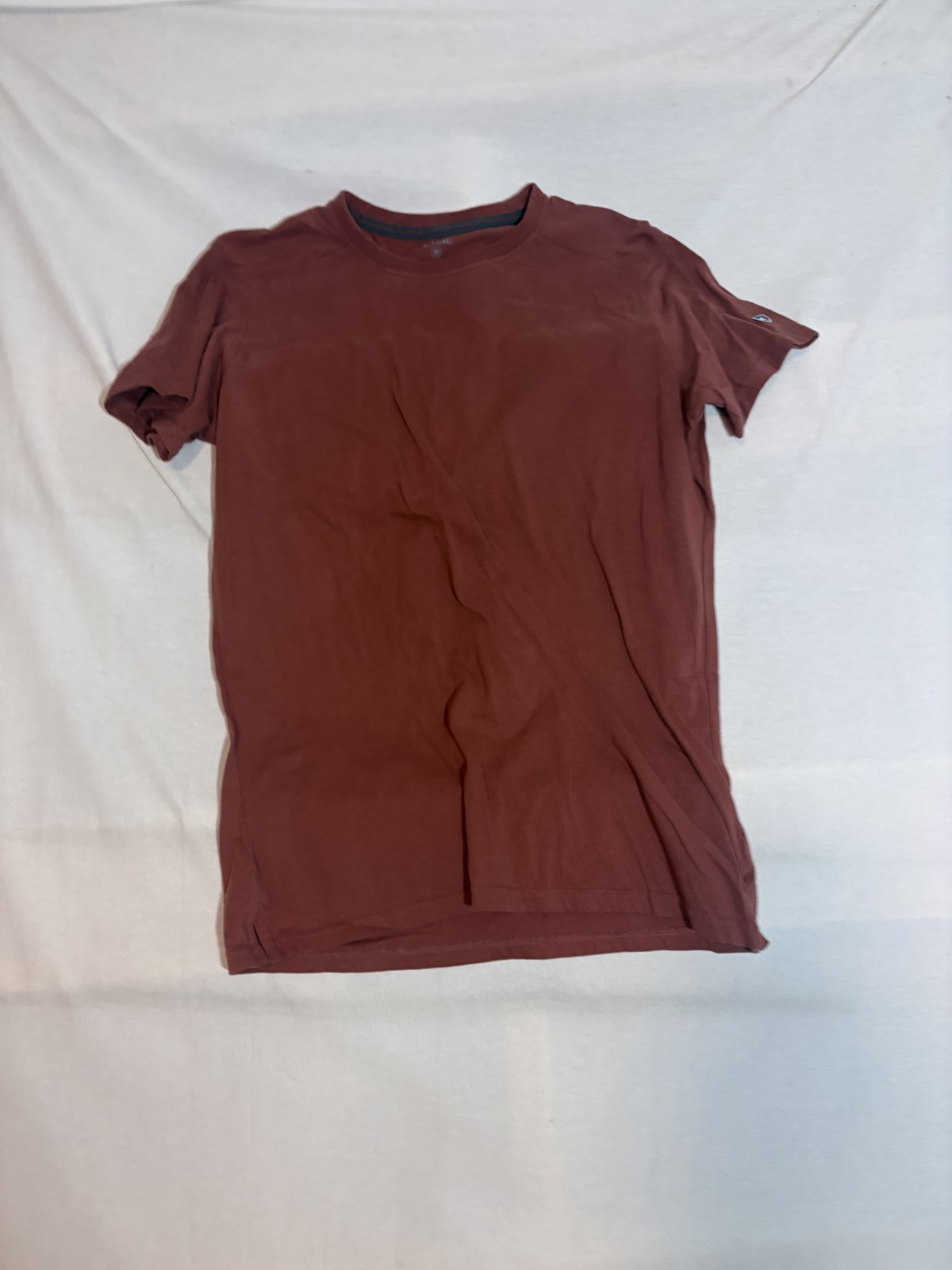 KUHL Shirt Mens Medium Rust Organic Cotton Wildfibre Crew Neck Tee