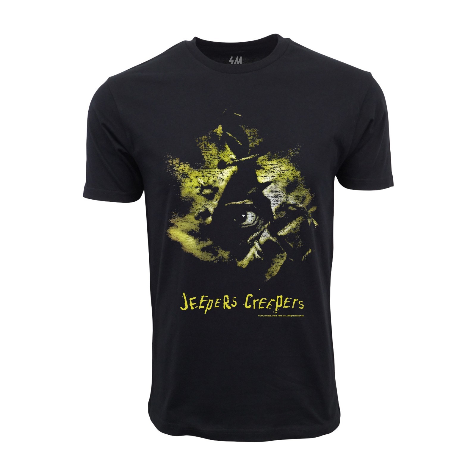 JEEPERS CREEPERS 2001 GRAPHIC BLACK T-SHIRT