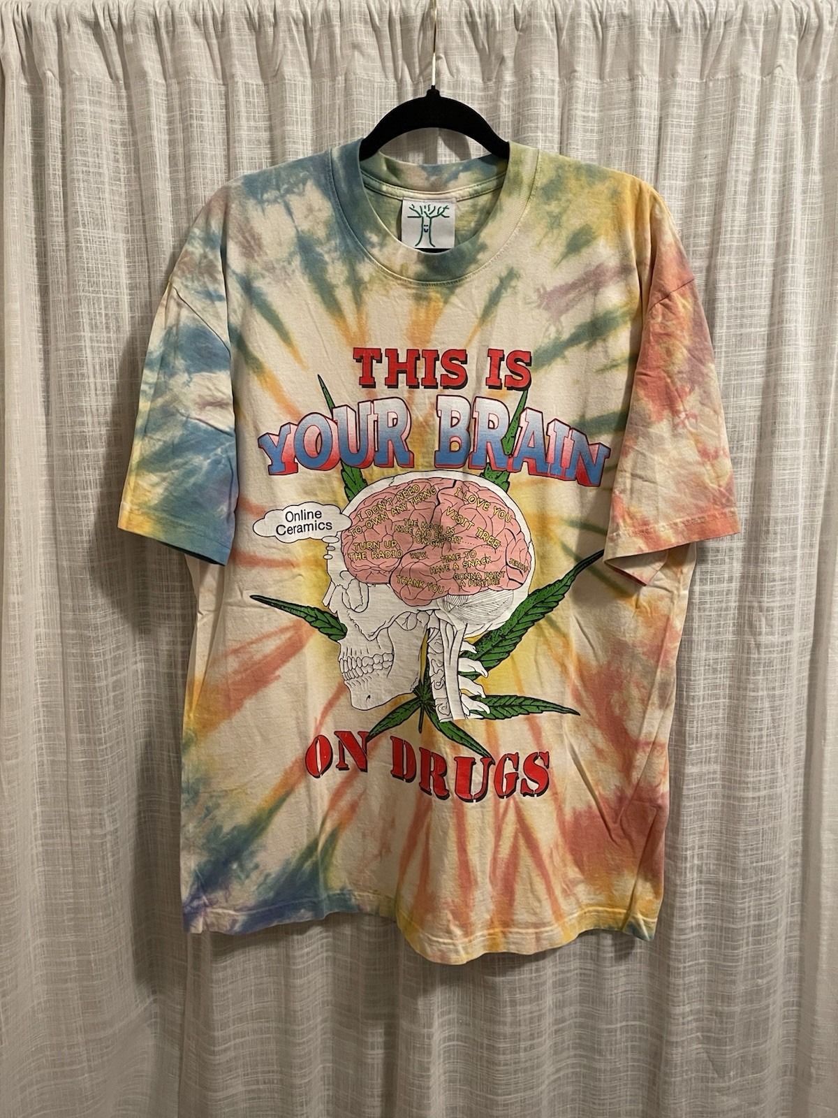 Online Ceramics This Is Your Brain On Drugs L Tie Dye A24 Higher Than Heaven