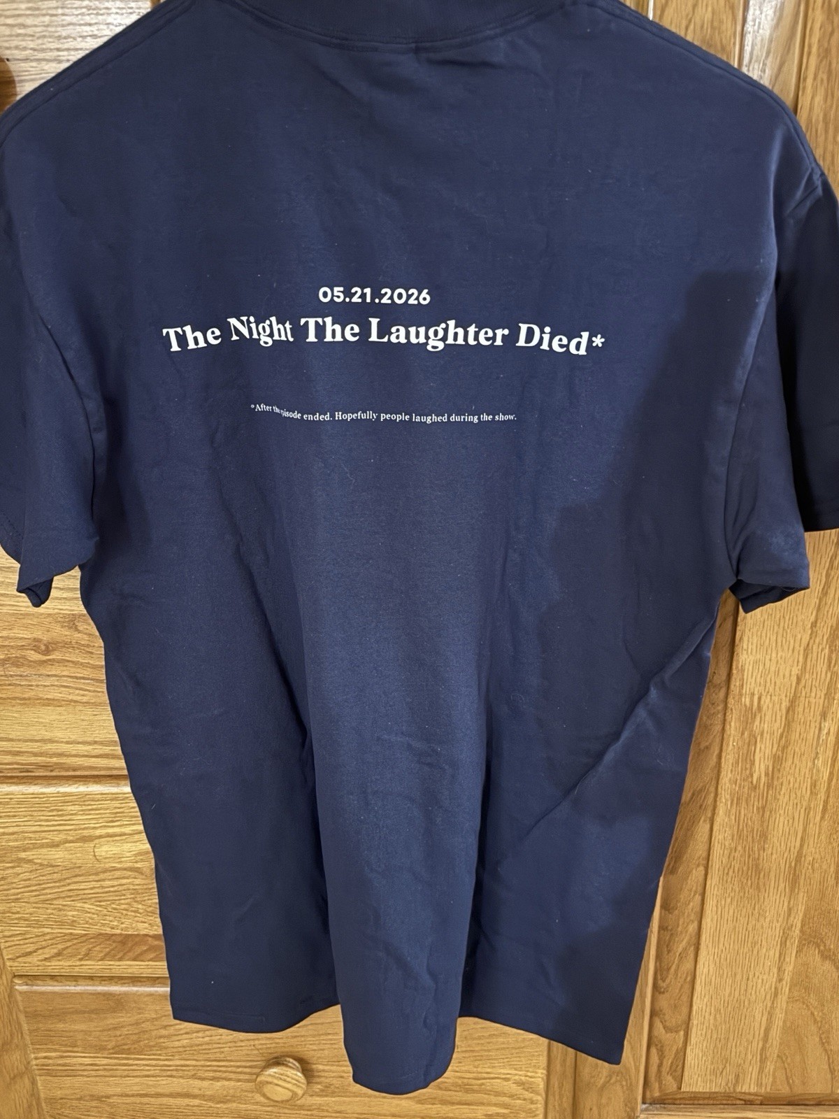 The Night the Laughter Dies Stephen Colbert New M t-shirt 2026 Last Show