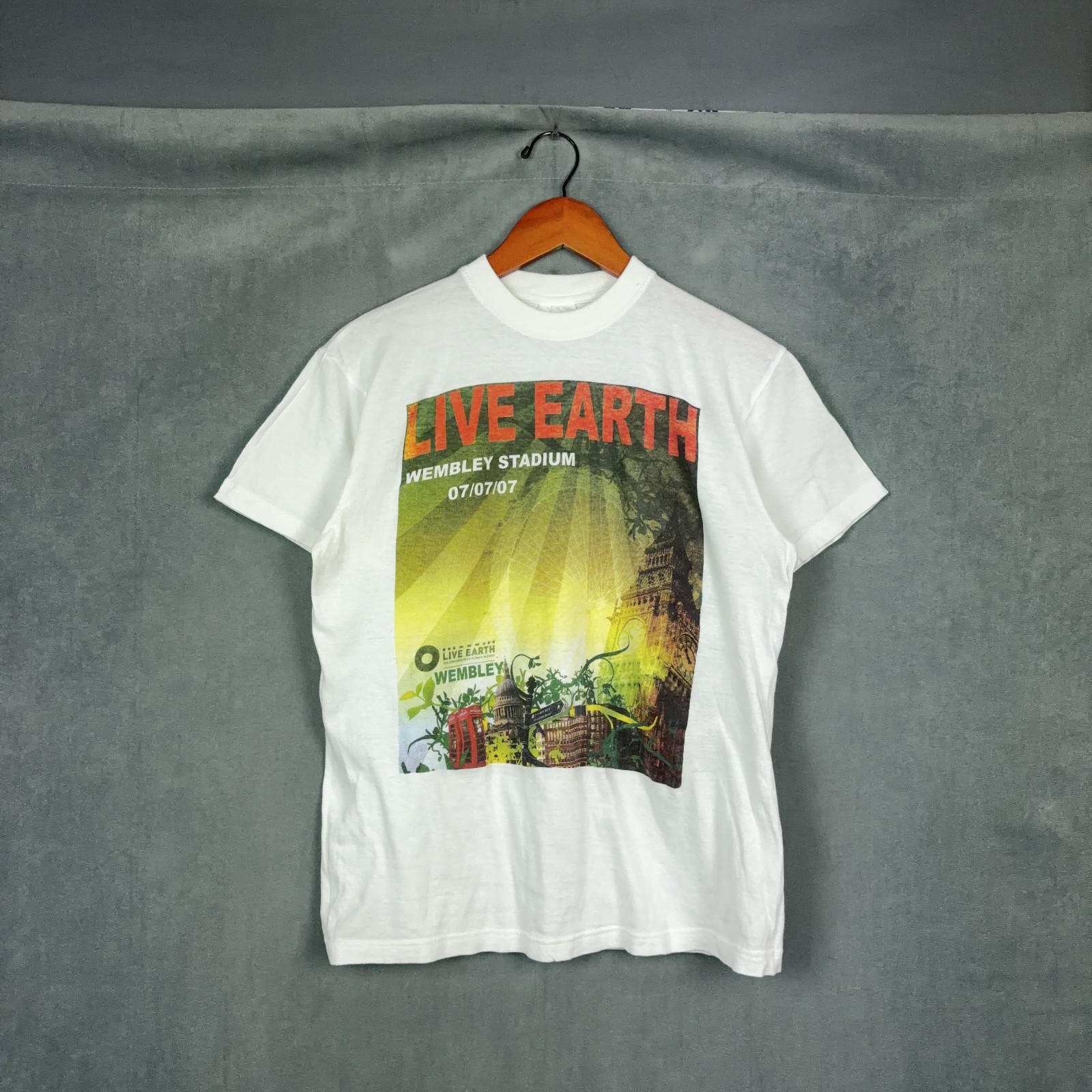 Live Earth Concert for a Climate in Crisis t shirt Small Red Hot Chili Peppers