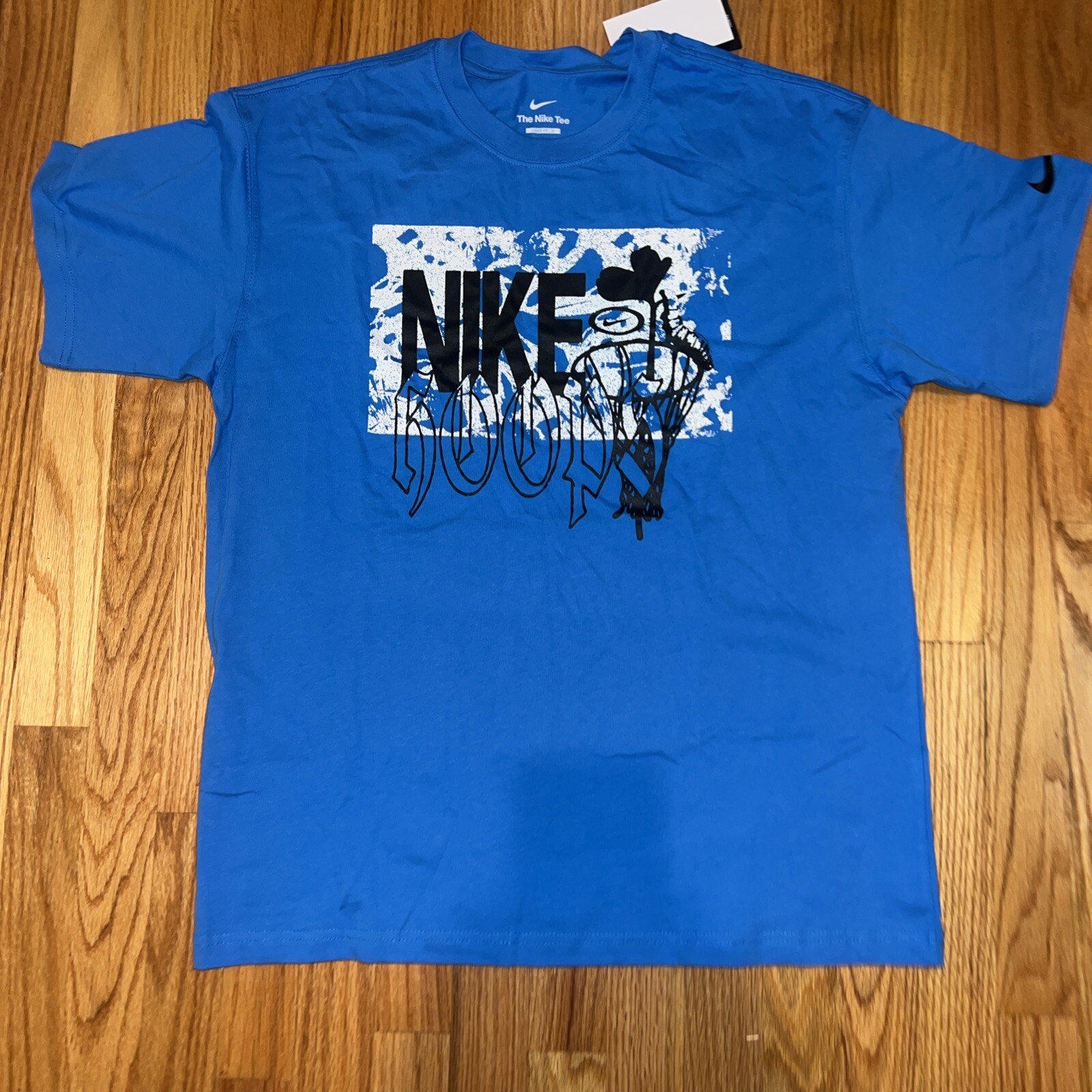 Nike Men’s T-Shirt Logo Swoosh Printed Athletic Active Short Sleeve Shirt