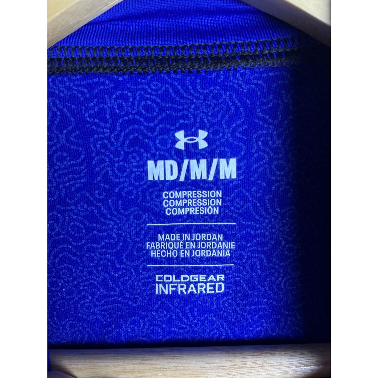 Under Armour ColdGear Infrared Compression Mock Neck Blue Men’s Medium NWT