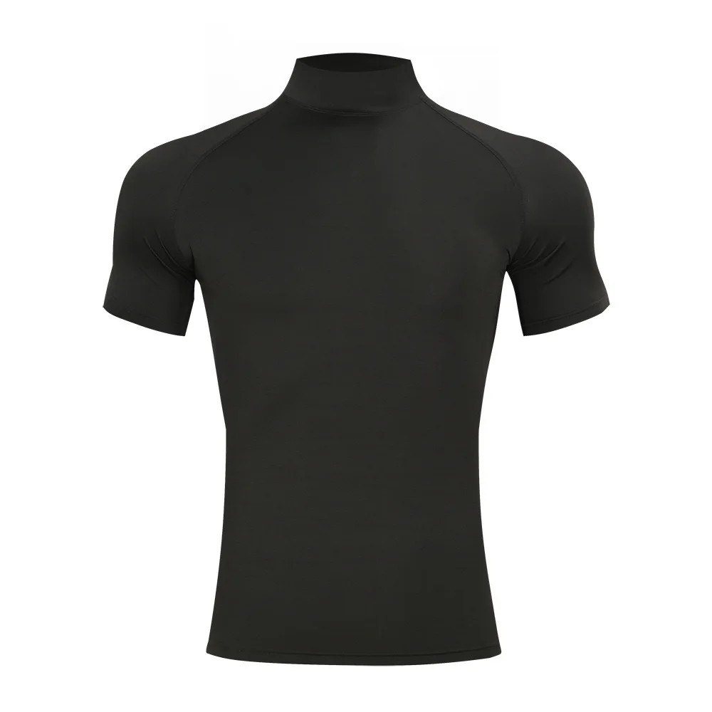 Compression T-Shirt Men’s Short Sleeve Gym Fitness Running Quick Dry Workout Top