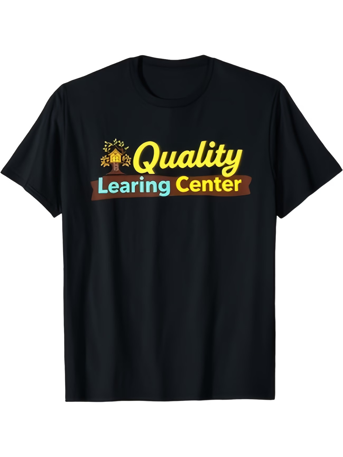 Quality Learning Center T Shirt Educational Institution Logo Apparel Unisex Crew