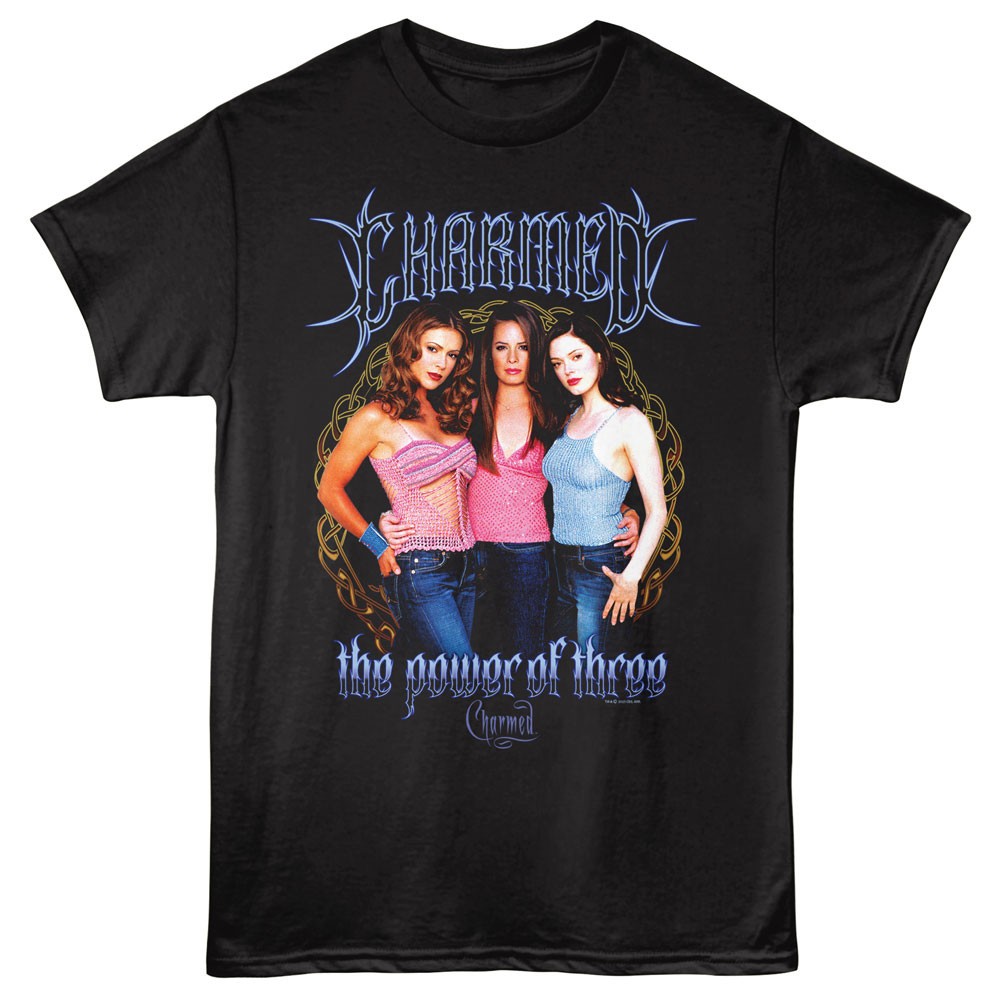 Charmed Fantasy Drama TV Show Sisters Photo The Power Of Three Men’s T Shirt