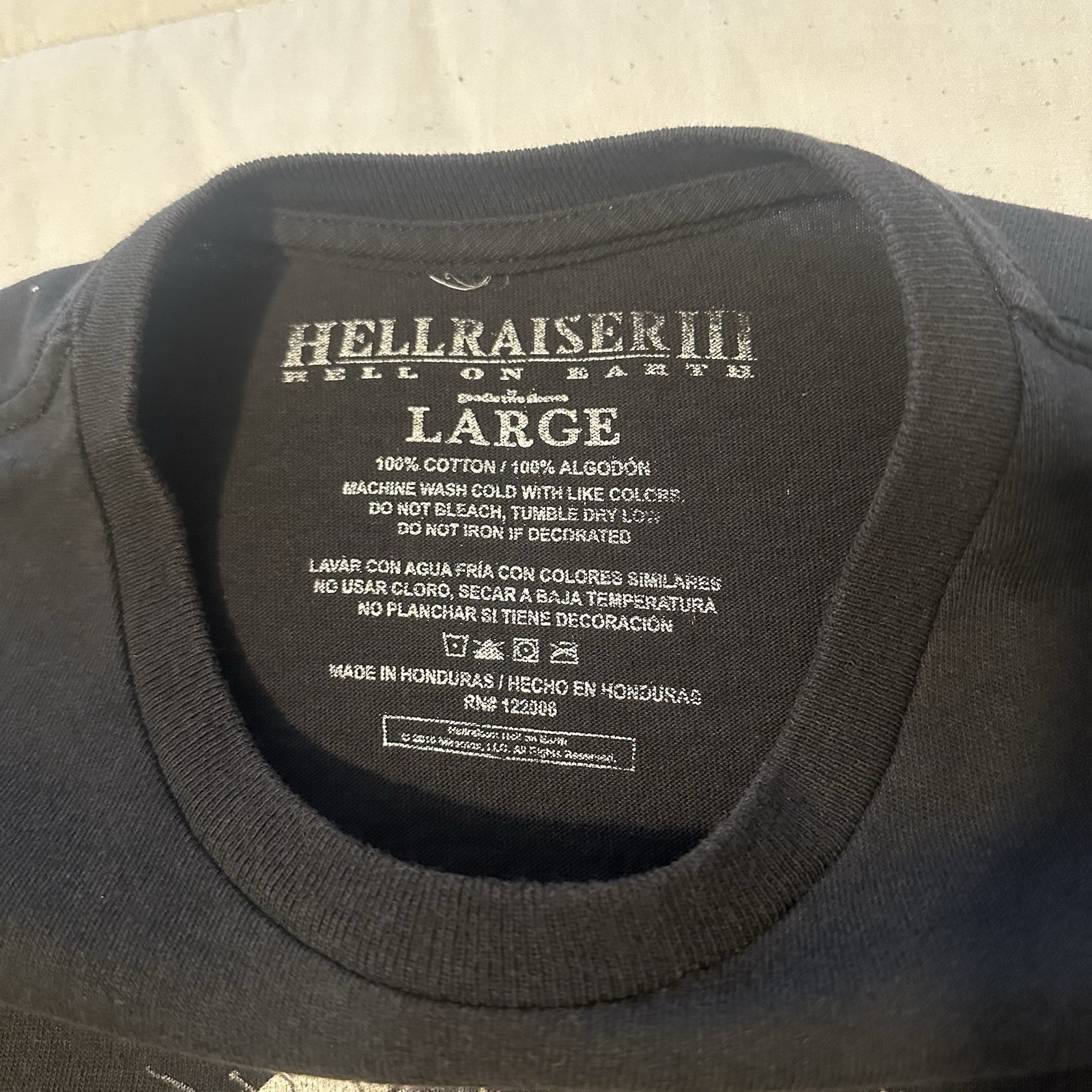 Hellraiser 3 Hell On Earth Pinhead Vintage Horror T-shirt