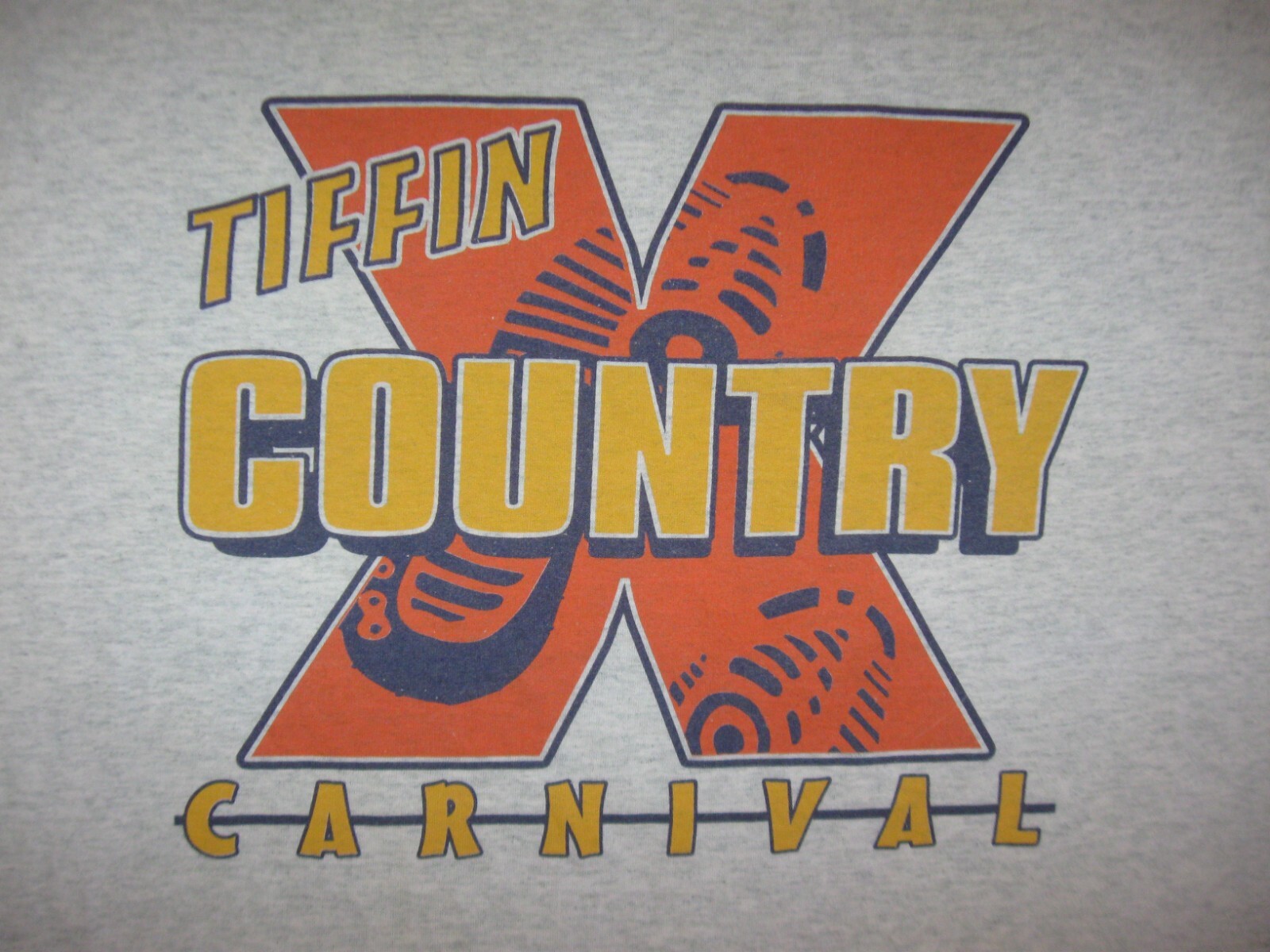 TIFFIN COUNTRY CARNIVAL vintage T Shirt Men’s XL Practice Y2K High SCHOOL OHIO