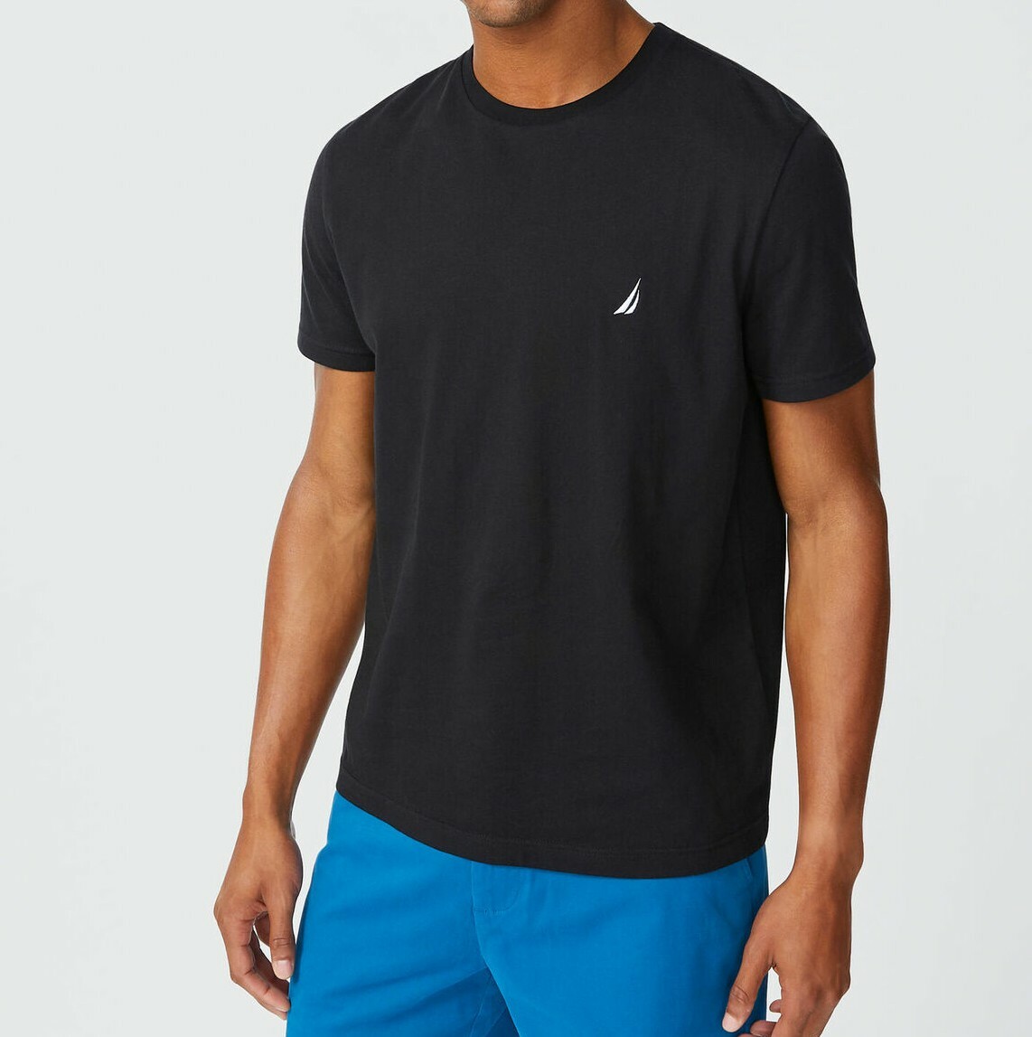 NWT Men’s Nautica Short-Sleeve CrewNeck Solid Tee (T) Shirt XS S M L XL XXL