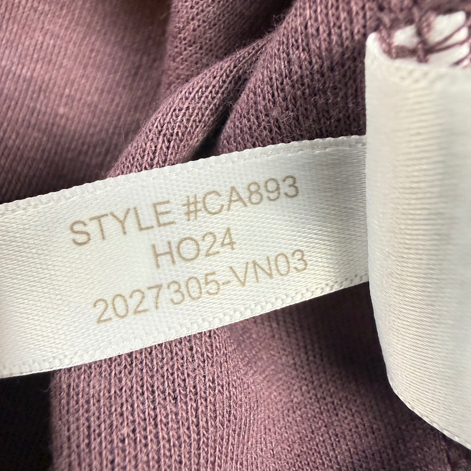 NWT J.Crew Long Sleeve Thermal Shirt Mens S Purple Ribbed Crewneck Basic Preppy