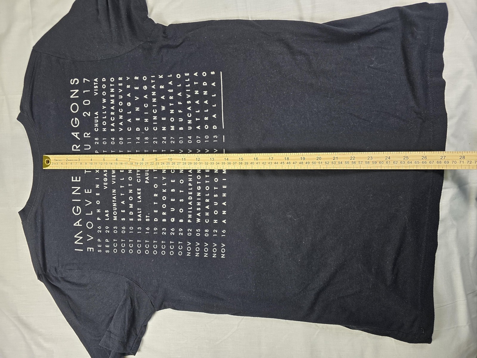 Imagine Dragons Shirt Mens Medium Black Evolve Tour 2017 Concert Band Tee