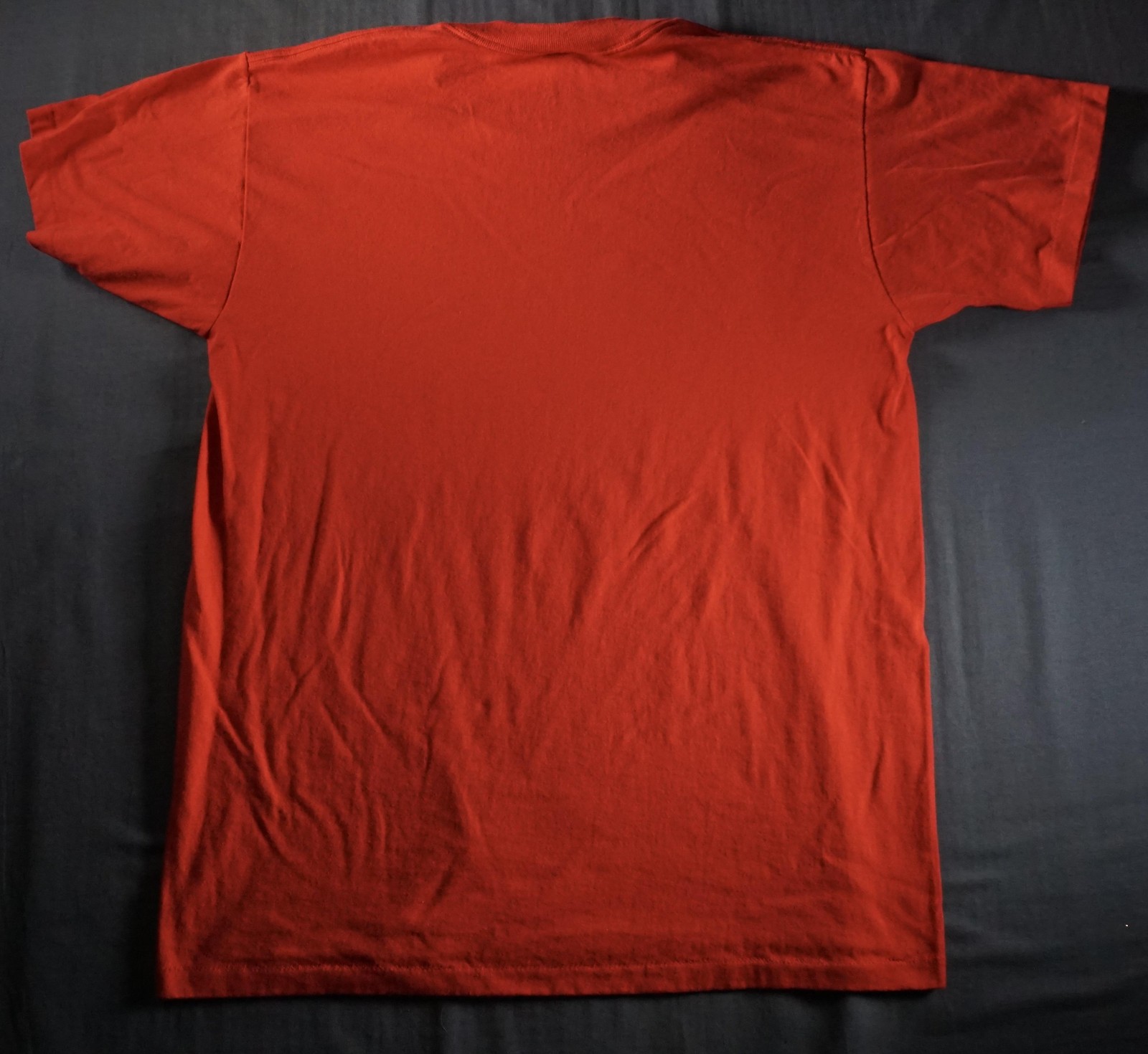 Vintage Trans Alaska Pipeline Shirt Mens Large Red Fairbanks Alaska Souvenir 90s