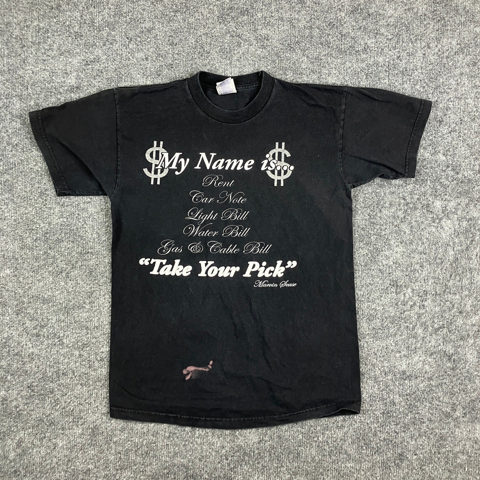 TND T-Shirt Mens Size M Black Take Your Pick Funny Quote Graphic Tee Retro Style