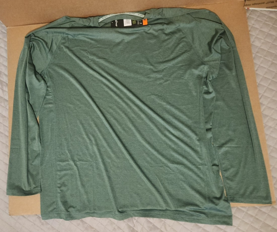 2 EDDIE BAUER SWIM long sleeve RASHGUARD shirts, XXL, NEW WITH TAGS
