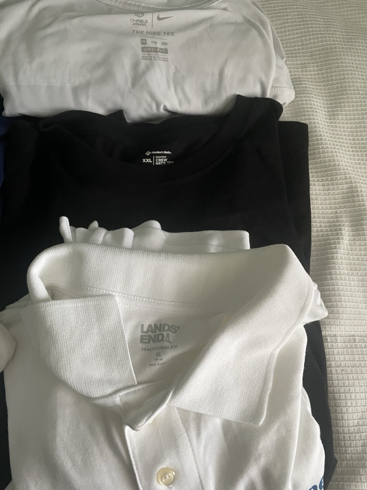 Lot of 8 Mens Shirts Sz XL-2X Polo Ralph Lauren Black-mixed Sizes And Brands.