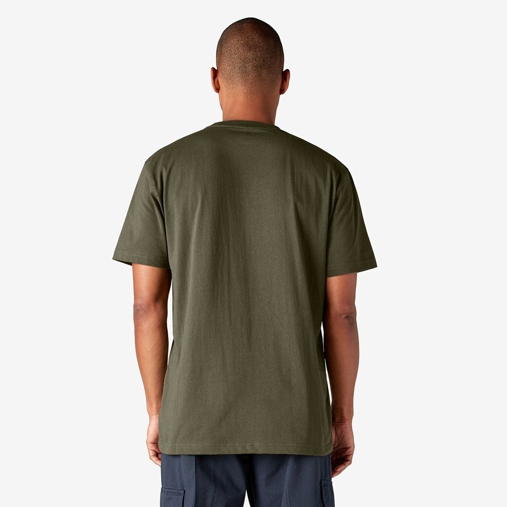 Dickies Men’s T-Shirt Short Sleeve Heavyweight Pocket Relaxed Fit T-Shirt