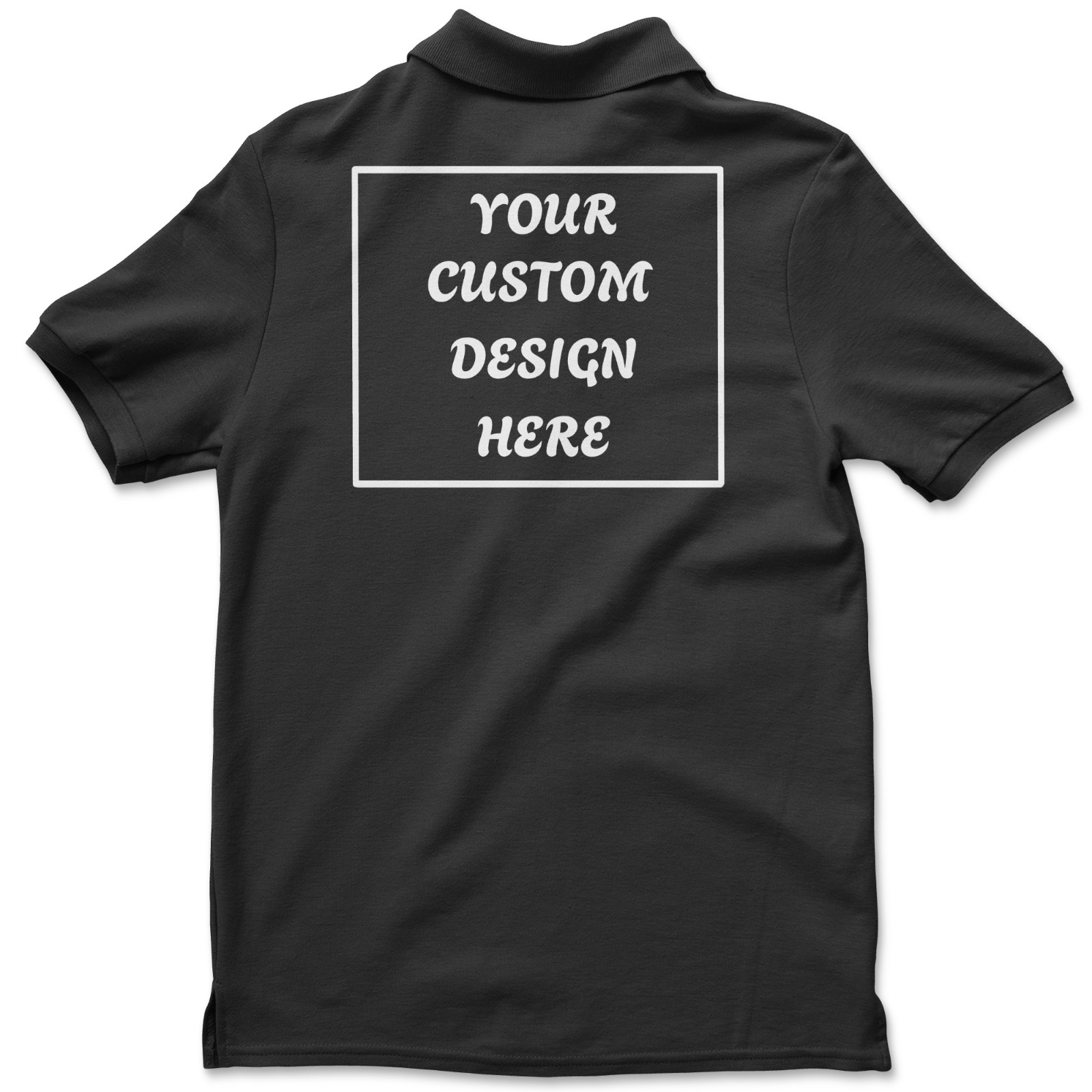 Personalized Custom Polo-Shirt Customized w/Photo, Text, Logo DTF on Gildan polo