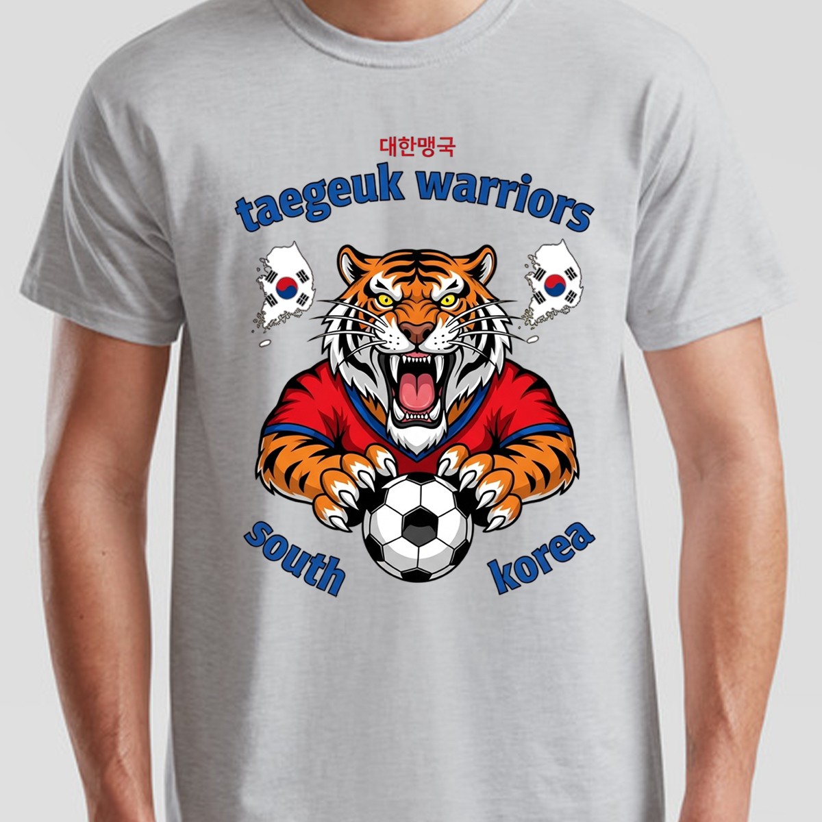 South Korea Unisex Football T Shirt Country Pride Soccer Fan Mens Womens Tee
